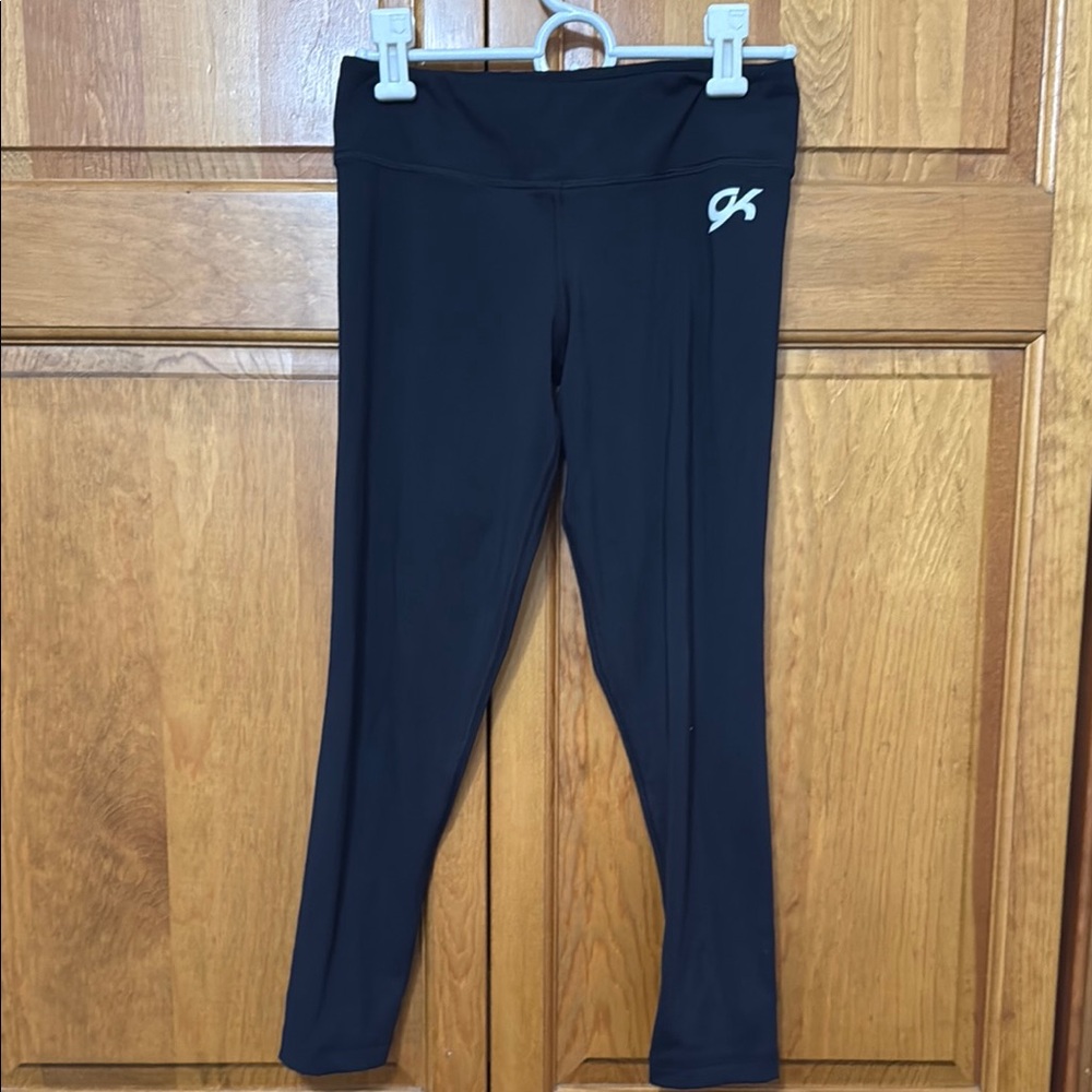 GK Elite Black Athletic Gymnastics Capris Adult S